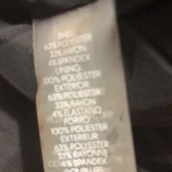 Calvin Klein black zip up white lapel tuxedo style sleeveless dress size‎ 4 new - Picture 16 of 16